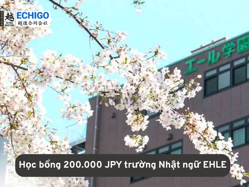 Học bổng 200.000 JPY từ trường Nhật ngữ EHLE tại Osaka